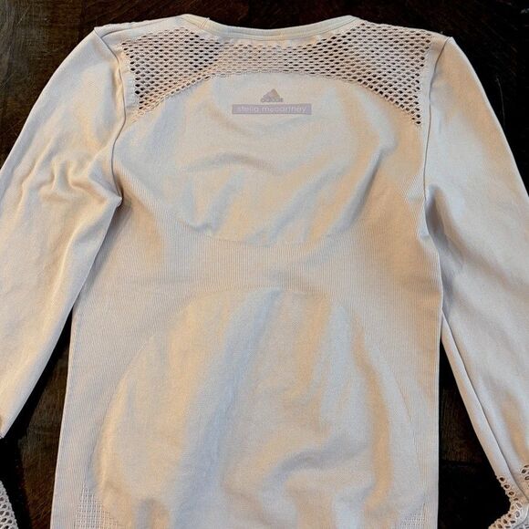 Adidas by Stella McCartney Seamless Perforated Breathable Top Athletic Size S - Picture 6 of 8